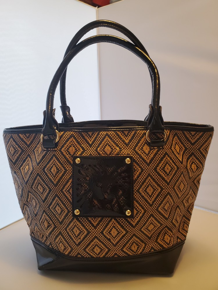 Vintage Anne Klein woven handbag